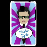 Coque LG Optimus L3 II Mister Gigolo Brun