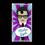 Coque Nokia Lumia 520 Mister Gigolo Brun