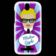 Coque HTC One SV Mister Gigolo Blond