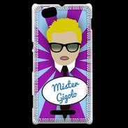 Coque Sony Xperia M Mister Gigolo Blond