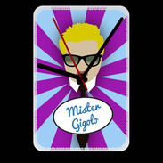 Grande pendule murale Mister Gigolo Blond
