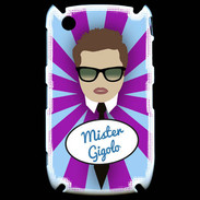 Coque Blackberry 8520 Mister Gigolo Chatain