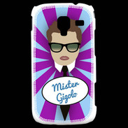 Coque Samsung Galaxy Ace 2 Mister Gigolo Chatain