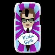 Coque Samsung Galaxy S3 Mini Mister Gigolo Chatain