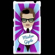 Coque Nokia Lumia 720 Mister Gigolo Chatain