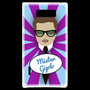Coque LG Optimus L7 Mister Gigolo Chatain