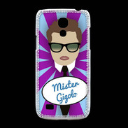 Coque Samsung Galaxy S4mini Mister Gigolo Chatain