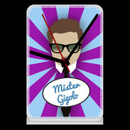 Pendule de bureau Mister Gigolo Chatain