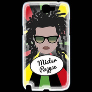 Coque Samsung Galaxy Note 2 Mister Reggae Blanc