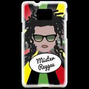 Coque Samsung Galaxy S2 Mister Reggae Blanc