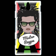 Coque Sony Xperia U Mister Reggae Blanc