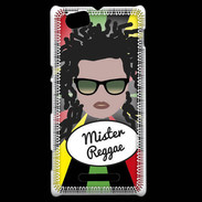 Coque Sony Xperia M Mister Reggae Blanc