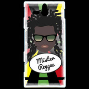 Coque Sony Xperia U Mister Reggae Black