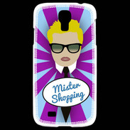 Coque Samsung Galaxy S4 Mister Shopping Blond