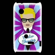 Coque Sony Xperia Typo Mister Shopping Blond