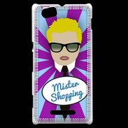 Coque Sony Xperia M Mister Shopping Blond
