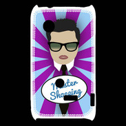 Coque Sony Xperia Typo Mister Shopping Brun
