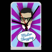 Pendule de bureau Mister Shopping Brun