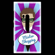 Coque Nokia Lumia 920 Mister Shopping Chatain