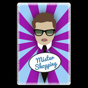 Etui carte bancaire Mister Shopping Chatain
