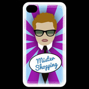 Coque iPhone 4 / iPhone 4S Mister Shopping Roux