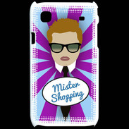 Coque Samsung Galaxy S Mister Shopping Roux