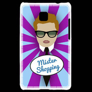 Coque LG Optimus L3 II Mister Shopping Roux