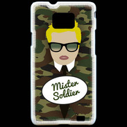 Coque Samsung Galaxy S2 Mister Soldier Blond