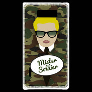 Coque LG Optimus L7 Mister Soldier Blond