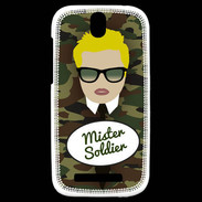 Coque HTC One SV Mister Soldier Blond