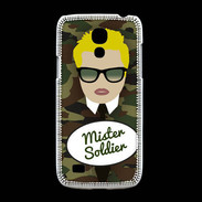Coque Samsung Galaxy S4mini Mister Soldier Blond