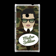 Coque Nokia Lumia 520 Mister Soldier Brun