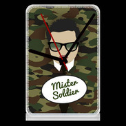 Pendule de bureau Mister Soldier Brun
