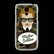 Coque Samsung Galaxy S4mini Mister Soldier Roux