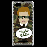 Coque Sony Xperia M Mister Soldier Roux