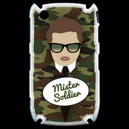 Coque Blackberry 8520 Mister Soldier Chatain
