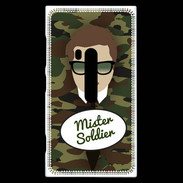 Coque Nokia Lumia 920 Mister Soldier Chatain