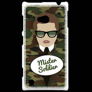 Coque Nokia Lumia 720 Mister Soldier Chatain