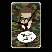 Grande pendule murale Mister Soldier Chatain