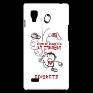 Coque LG Optimus L9 Adishatz Rugby la candela