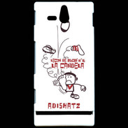 Coque Sony Xperia U Adishatz Rugby la candela