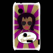 Coque Sony Xperia Typo Miss business Black