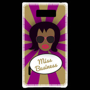 Coque LG Optimus L7 Miss business Black