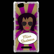 Coque Sony Xperia M Miss business Black