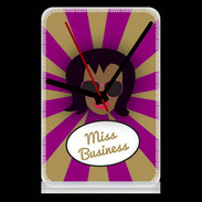 Pendule de bureau Miss business Black