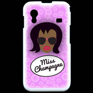 Coque Samsung ACE S5830 Miss Champagne Black