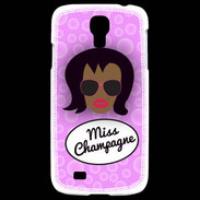 Coque Samsung Galaxy S4 Miss Champagne Black