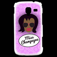 Coque Samsung Galaxy Ace 2 Miss Champagne Black