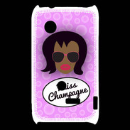 Coque Sony Xperia Typo Miss Champagne Black