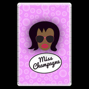 Etui carte bancaire Miss Champagne Black